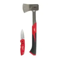 Milwaukee Siekiera rozłupująca 40 cm Milwaukee + nóż fastback zestaw 4932499031