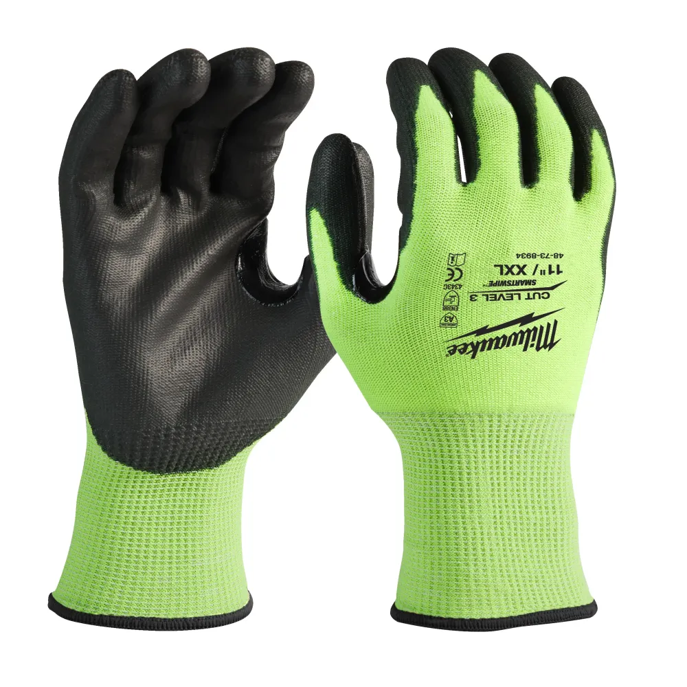 Milwaukee Hi-Vis Cut C Gloves Hurtowe rękawice Hi-Vis Cut C - 11/XXL - 144 szt. 4932479023