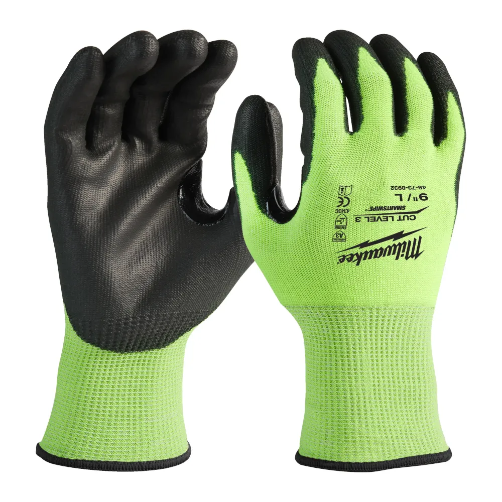 Milwaukee Hi-Vis Cut C Gloves Hurtowe rękawice Hi-Vis Cut C - 9/L - 144 szt. 4932479021