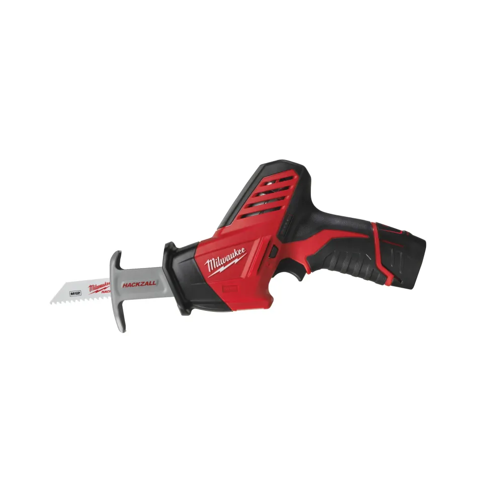Milwaukee C12 HZ-202C subkompaktowa piła szablasta hackzall™ 12V + 2x2,0ah + ładowarka w walizce 4933441195