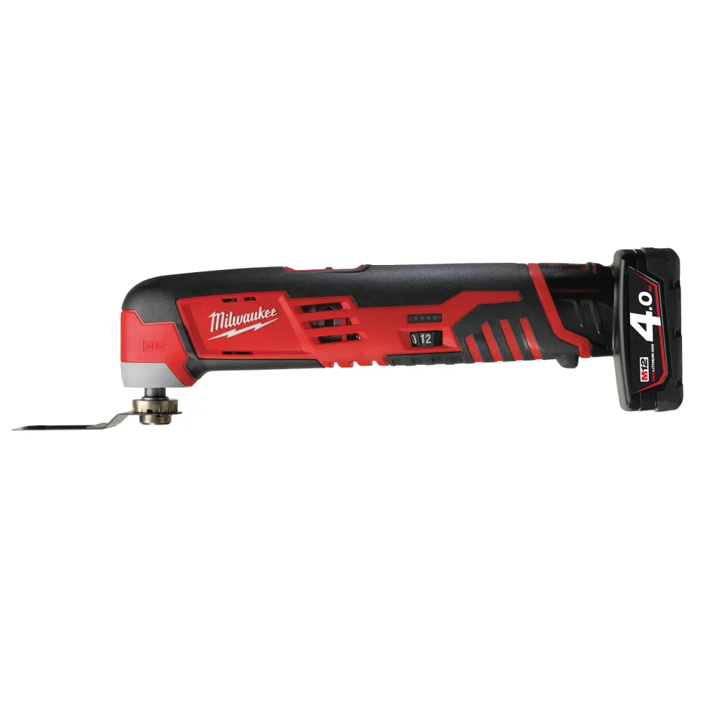 Milwaukee C12 MT-402B subkompaktowe narzędzie wielofunkcyjne 12V + 2x4,0ah + ładowarka w torbie 4933441705