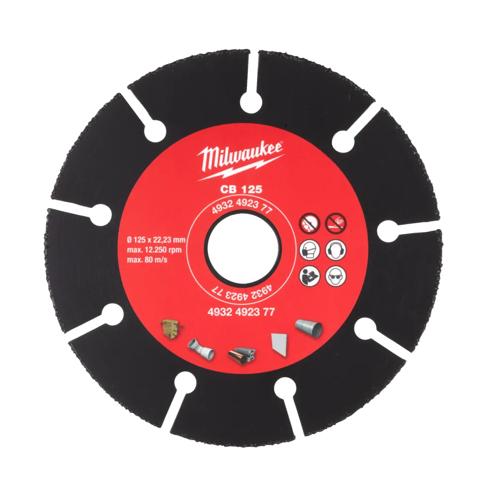 Milwaukee Ostrze z węglika spiekanego CB 125 mm - 1 szt. 4932492377