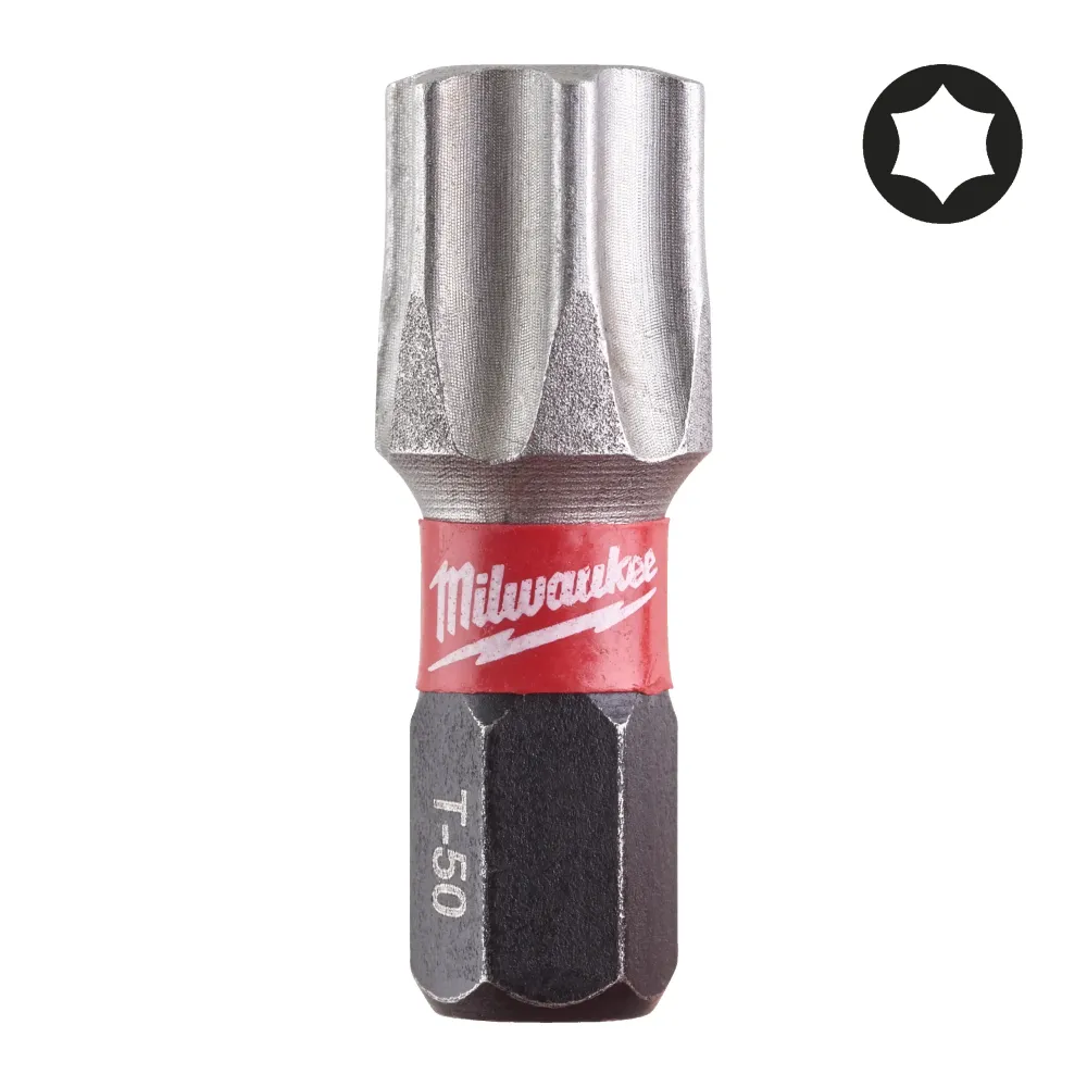 Milwaukee Bity Udarowe Shockwave TX CD Tic Tac TX50 x 25 mm (15 szt.) 4932430892