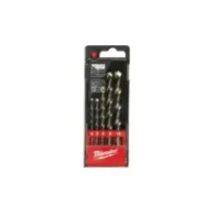 Milwaukee Wiertła do betonu - okrągły trzonek NG CDB 5 szt. zestaw 1 4932480157