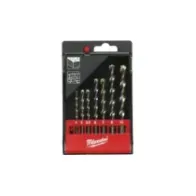 Milwaukee Wiertła do betonu - okrągły trzonek NG CDB 8 szt. Zestaw 2 4932480158