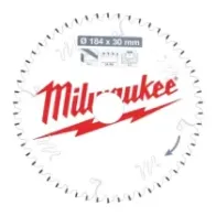 Milwaukee Tarcze tnące do urządzeń przenośnych Gen II CSB P Alu184 x 30 x 2,4 x 54TF neg. 4932471299