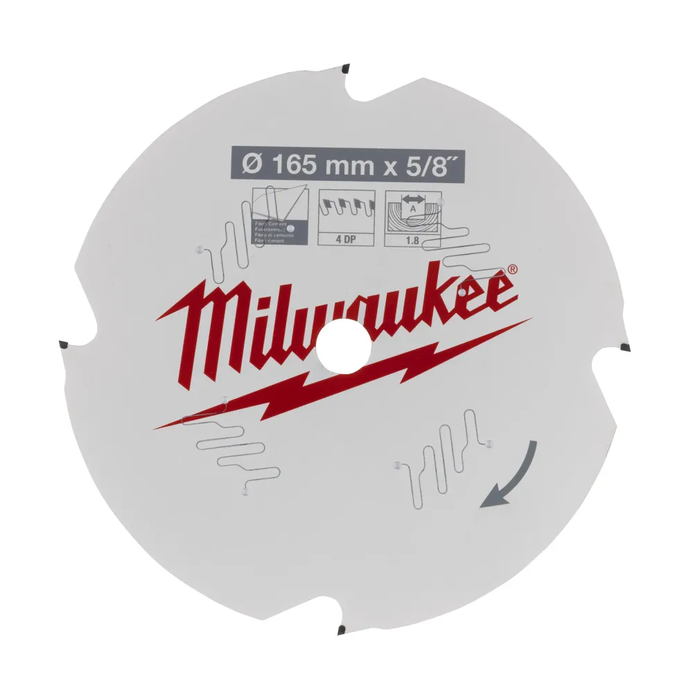 Milwaukee Tarcze tnące do narzędzi przenośnych Gen II CSB P FC 165 x 5 / 8 x 1,8 x 4D - 1 szt. 4932493217