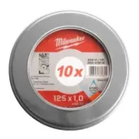 Milwaukee Tarcze tnące Thin Metal Cut.W Pro+ SCS 41 125 x 1,0 mm MetalBox - 10 szt. 4932478998