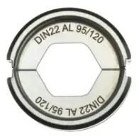 Milwaukee Matryce zaciskowe DIN Aluminium DIN22 AL 95/120 - 1 szt. 4932451775