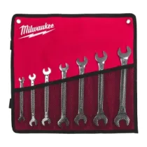 Milwaukee Zestaw kluczy dwustronnych z otwartym końcem 7 szt. 4932492713