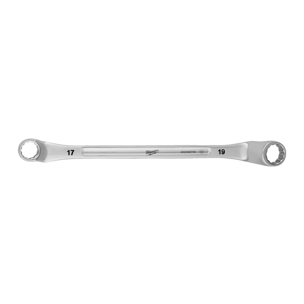 Milwaukee Klucze dwupierścieniowe z odsadzeniem Klucz dwupierścieniowy z odsadzeniem - 17 x 19 mm 4932492746