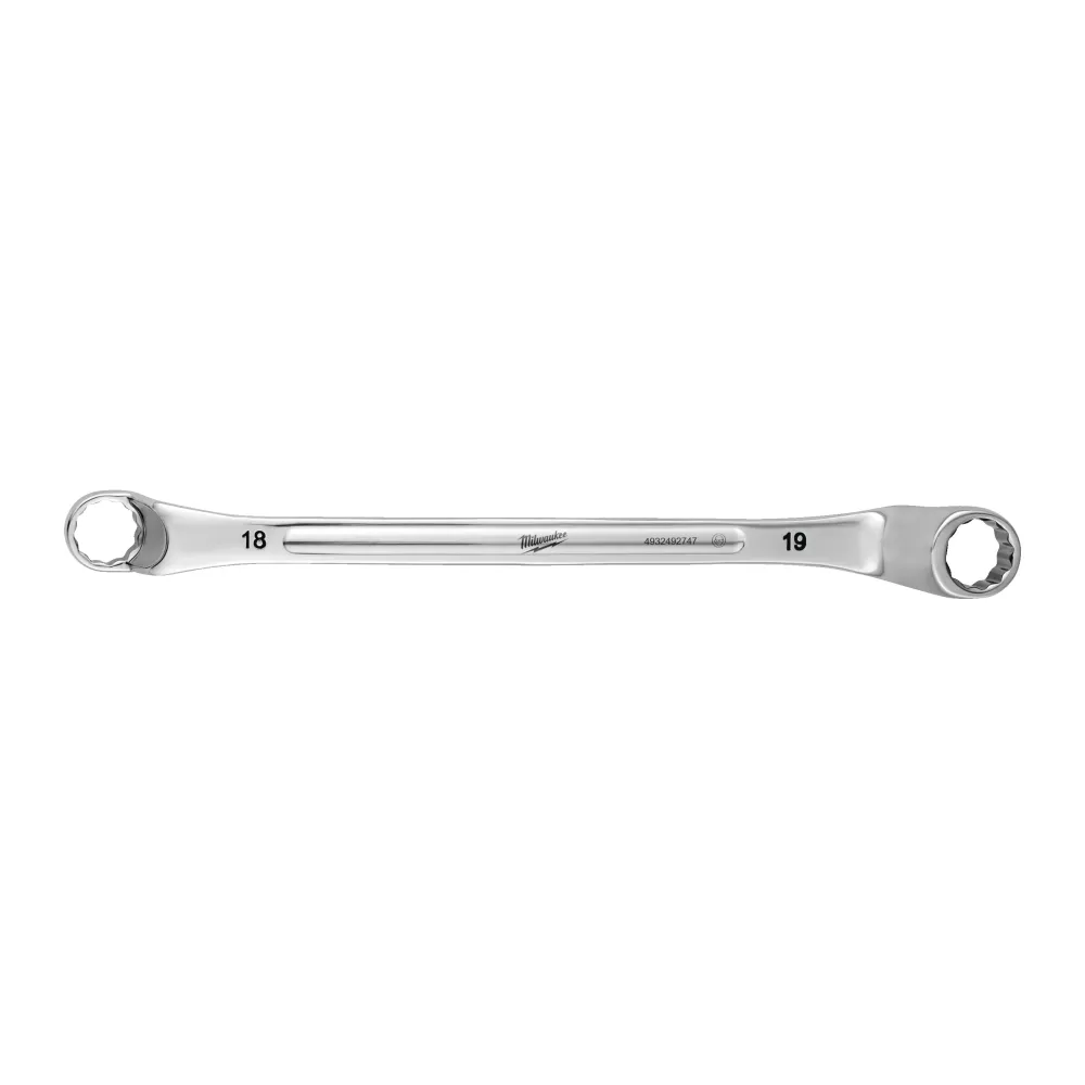 Milwaukee Klucze dwupierścieniowe z odsadzeniem Klucz dwupierścieniowy z odsadzeniem - 18 x 19 mm 4932492747