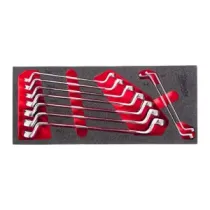 Milwaukee Zestaw kluczy nasadowych Double Ring Offset Spanner z wkładką piankową 9 szt. 4932499086