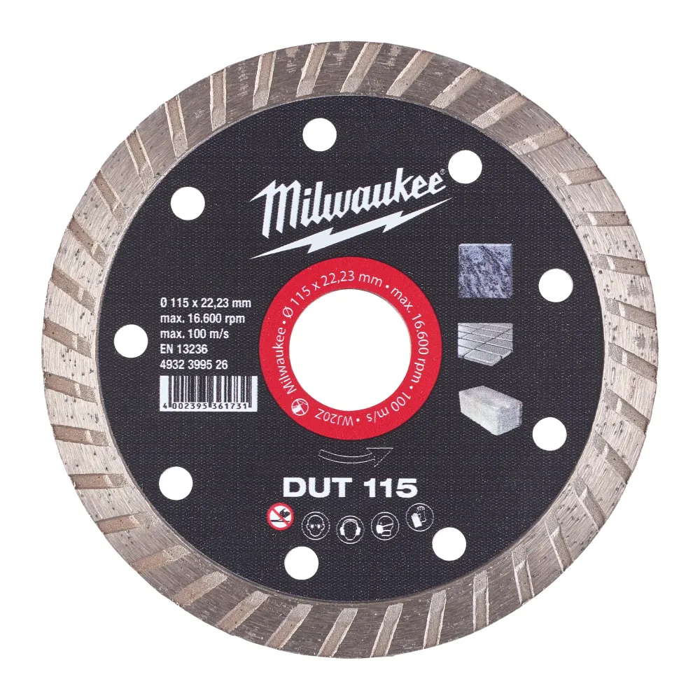 Milwaukee Contractor DUT DUT 115 mm - 1 szt. 4932399526
