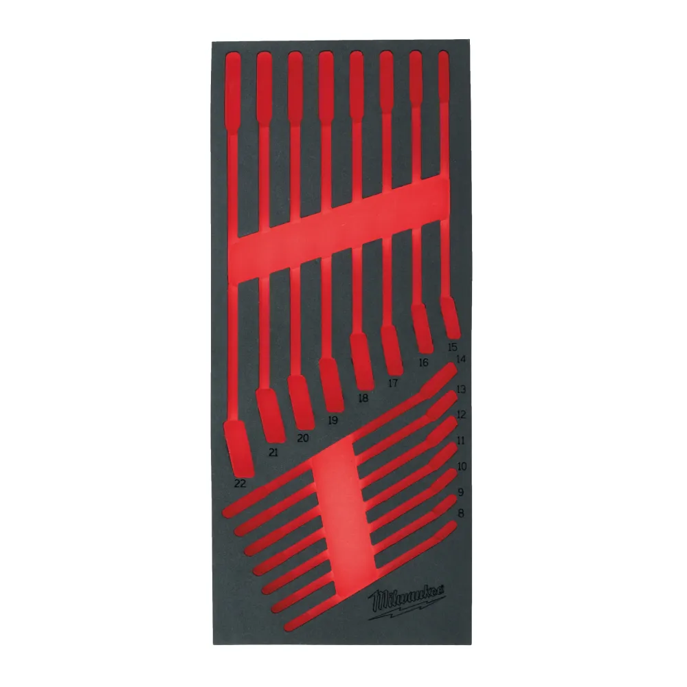 Milwaukee 15-częściowy zestaw kluczy Maxbite Flex Head Wkład piankowy 4932493667