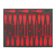 Milwaukee 23-częściowa wkładka piankowa do śrubokrętów Trilobe 4932493668
