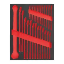 Milwaukee 27-częściowy zestaw piankowy kluczy płasko-oczkowych MAXBITE 4932493676