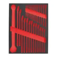 Milwaukee 27-częściowy zestaw piankowy kluczy płasko-oczkowych MAXBITE 4932493676