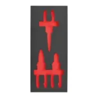 Milwaukee 3-częściowy zestaw szczypiec Wkład piankowy 4932493685
