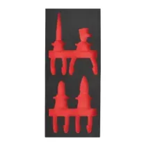 Milwaukee 4-częściowy zestaw izolowanych szczypiec Wkład piankowy 4932493679