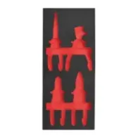Milwaukee 4-częściowy zestaw izolowanych szczypiec Wkład piankowy 4932493679