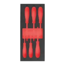 Milwaukee 6-częściowy zestaw śrubokrętów TX 2 Wkład piankowy 4932493670
