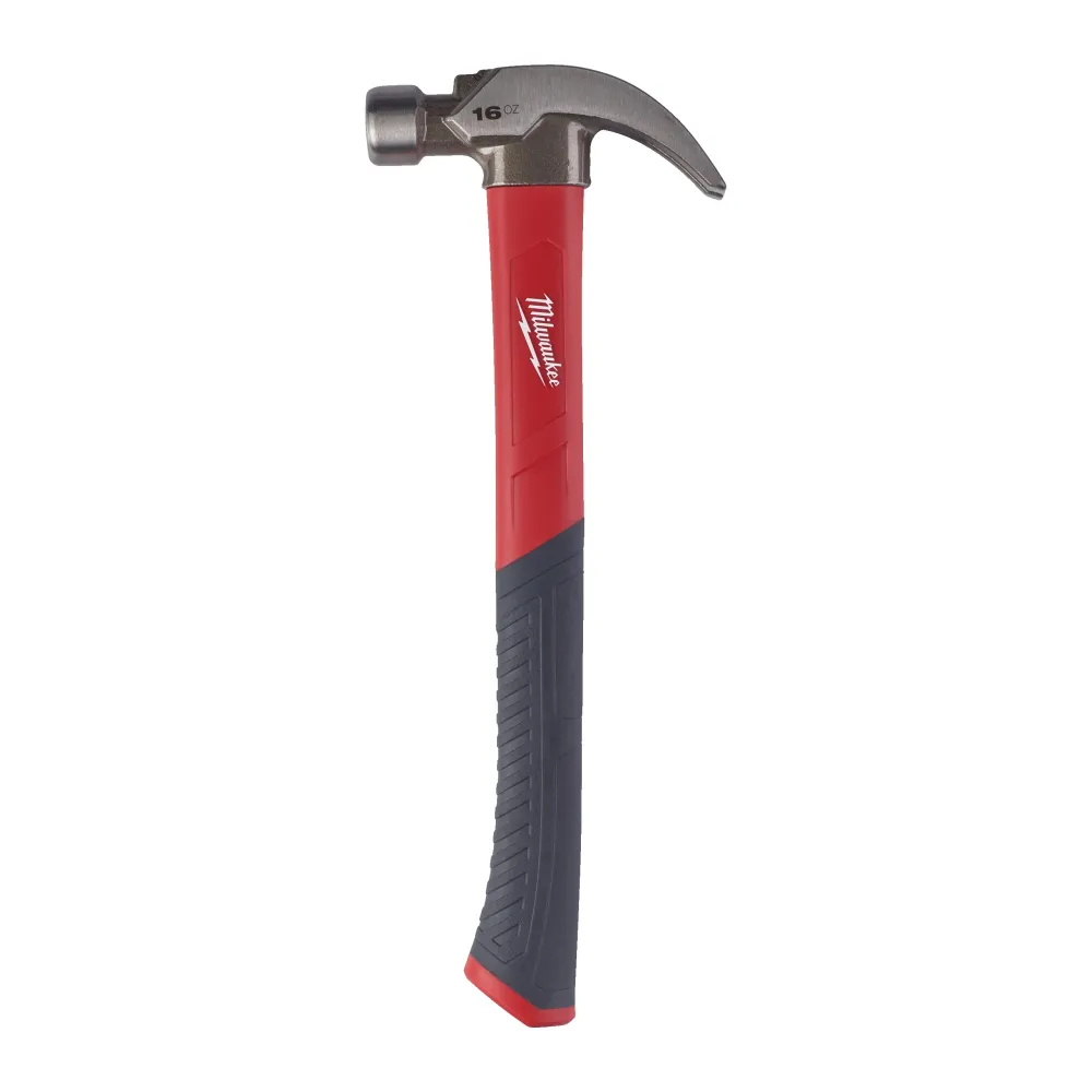 Milwaukee Młotek pazurowy z włókna szklanego Młotek pazurowy z włókna szklanego zakrzywiony 16oz / 450g 4932478657
