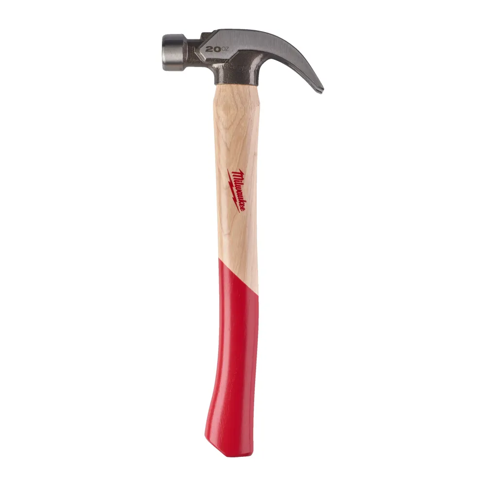 Milwaukee Hickory Claw Hammer Hickory Curved Claw Hammer 20oz / 570g 4932478660