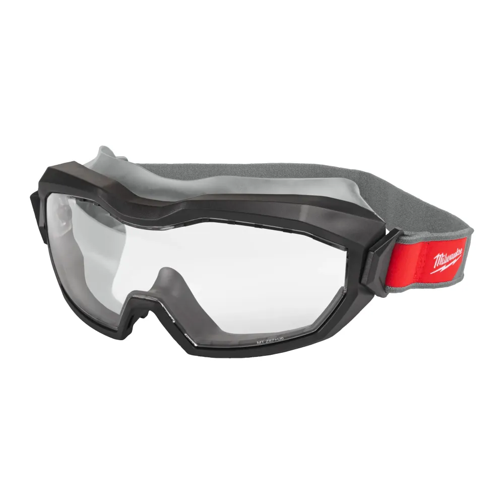 Milwaukee Gogle High-Profile Goggles bez wentylacji Gogle High-Profile Goggle bez wentylacji Przezroczyste - 1 szt. 4932493437