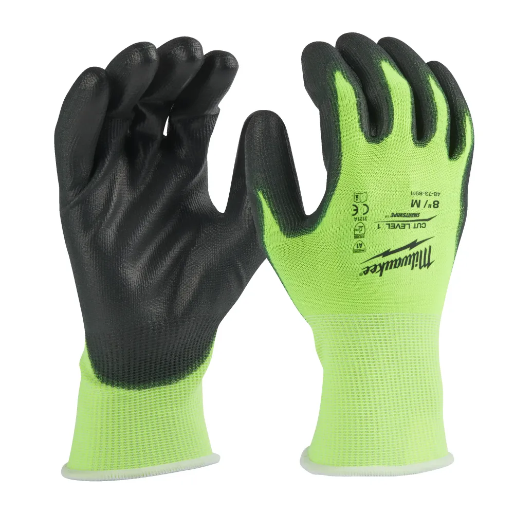 Milwaukee Hi-Vis Cut A Gloves Hi-Vis Cut A Gloves - 8/M - 1 szt. 4932479917