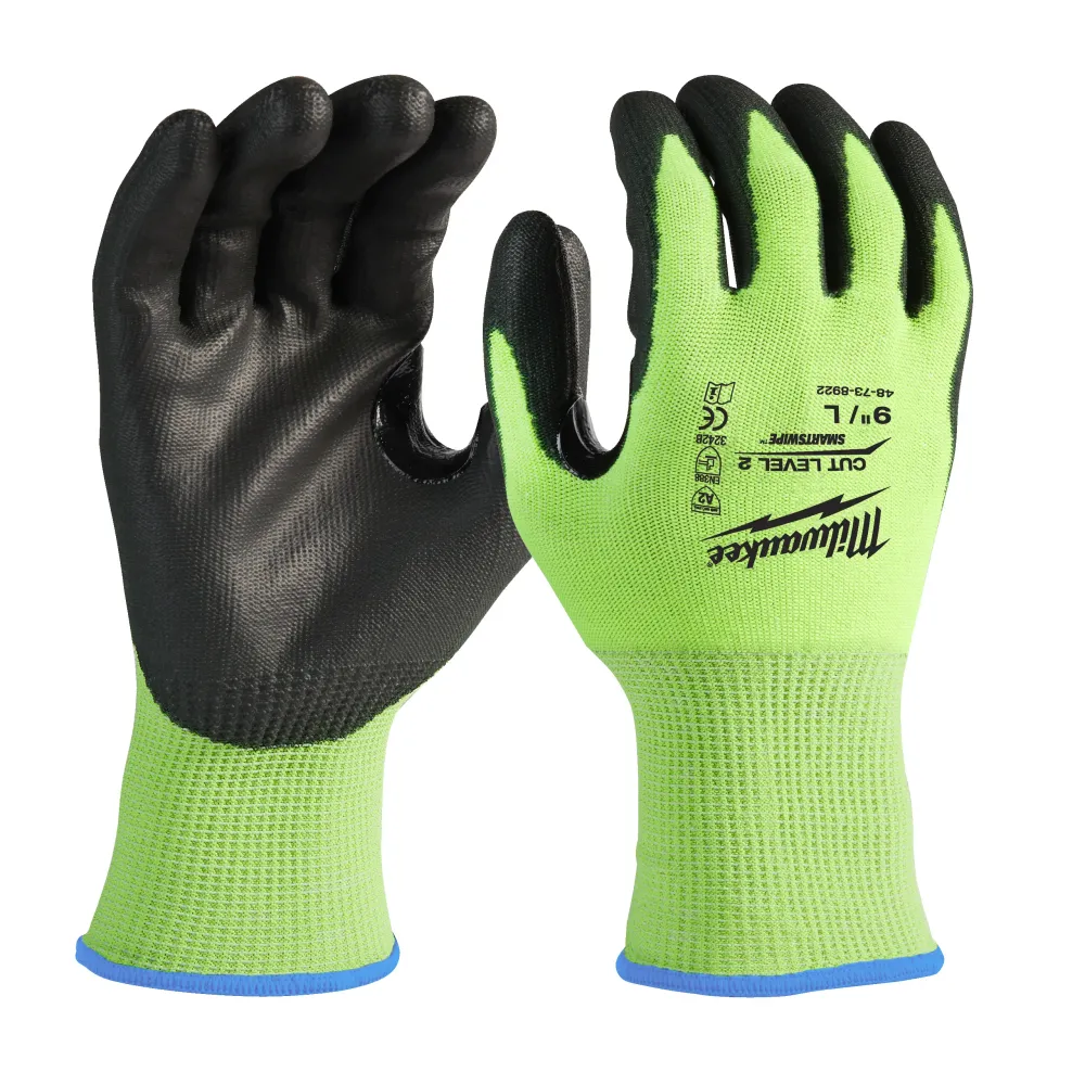 Milwaukee Rękawice Hi-Vis Cut B Rękawice Hi-Vis Cut B - 8/M - 1 szt. 4932479922