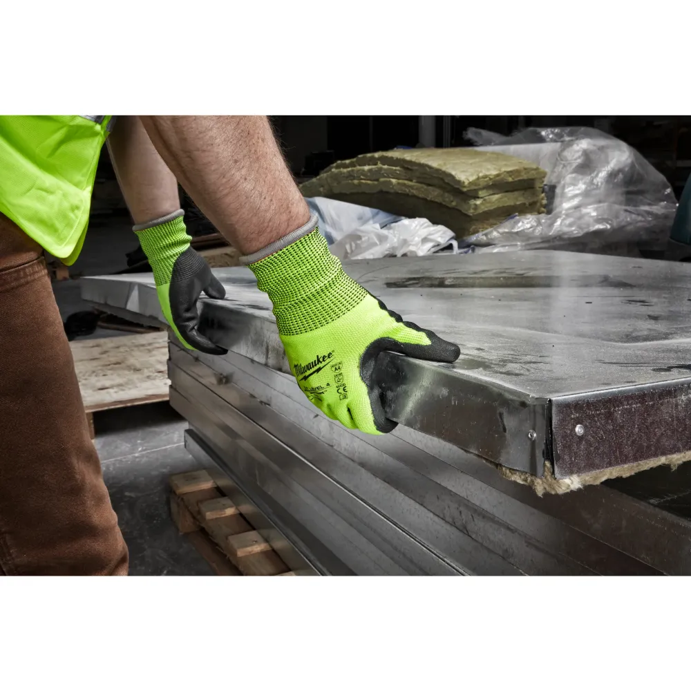 Milwaukee Hi-Vis Cut D Gloves Hi-Vis Cut D Gloves - 7/S - 1 szt. 4932479926