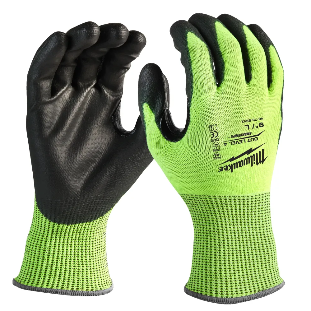 Milwaukee Hi-Vis Cut D Gloves Hi-Vis Cut D Gloves - 9/L - 1 szt. 4932479928