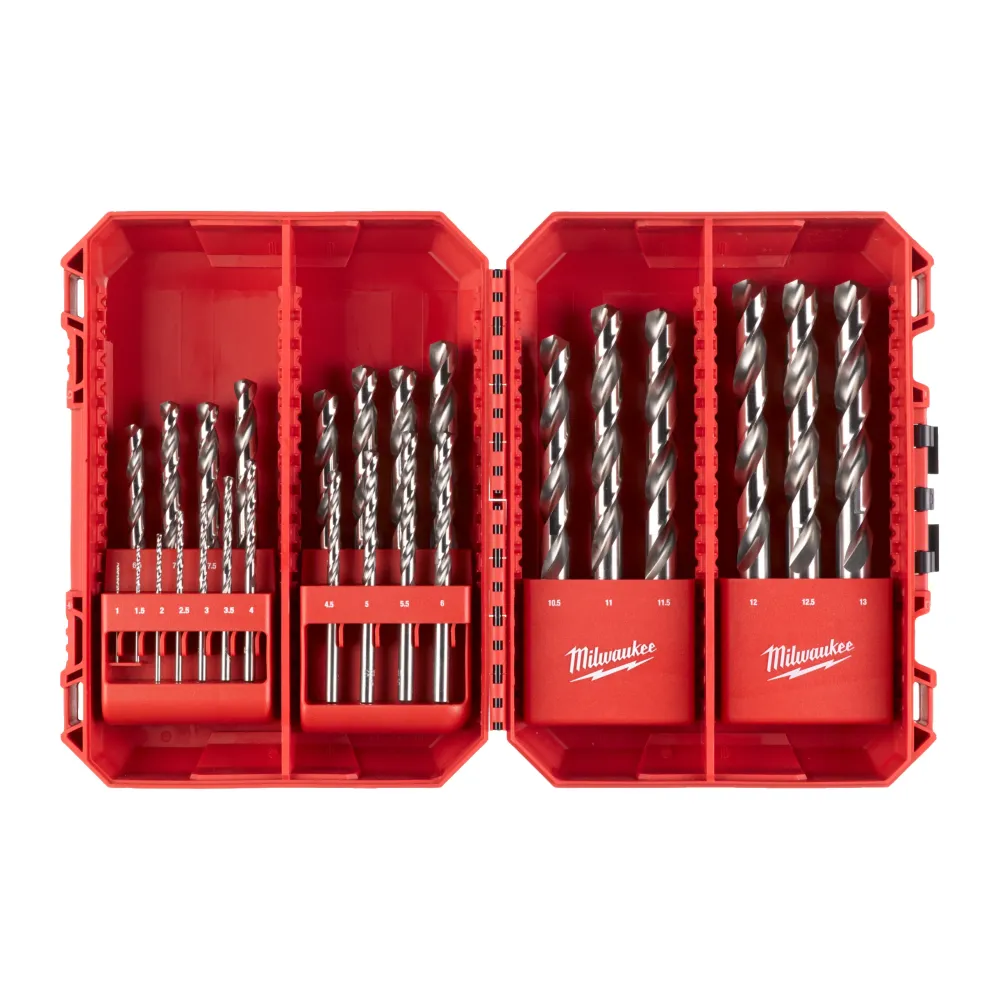 Milwaukee HSS-Ground Thunderweb Zestaw wierteł HSS-G - 25 szt. 1-13mm 4932493870