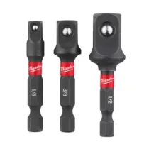 Milwaukee Adaptery udarowe - Zestaw adapterów udarowych z chwytem sześciokątnym - 3 szt. 4932479228