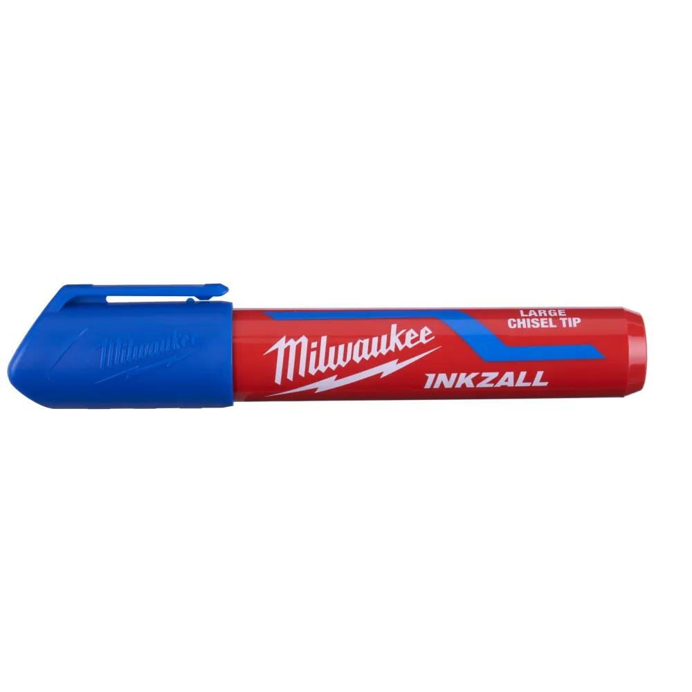 Milwaukee Marker z końcówką dłutową Inkzall Inkzall Blue L Chisel Tip 4932471557