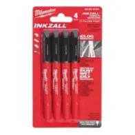 Milwaukee Markery Inkzall Markery Inkzall z cienką końcówką - 4 szt. 48223154