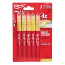 Milwaukee Zakreślacze Inkzall Zakreślacze INKZALL żółte - 5 szt. 48223201
