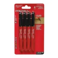 Milwaukee Markery Inkzall Markery Inkzall Czarne - 4 szt. 4932480551