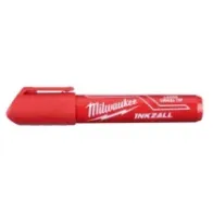 Milwaukee Marker z końcówką dłutową Inkzall Chisel Tip firmy INKZALL Red L 4932471556