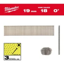 Milwaukee 18G Brad Nails II Inox 18G / 19 mm / SC3 - 10,000 szt. 4932492558