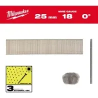 Milwaukee 18G Brad Nails II Inox 18G / 25 mm / SC3 - 5,000 szt. 4932492559