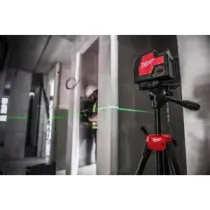 Milwaukee L4 CLL-301C REDLITHIUM™ USB laser zielony krzyżowy 4V + 3,0ah + ładowarka w walizce 4933478098