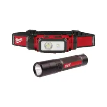 Milwaukee L4 FMHL2LED-302 Latarka czołowa oraz kieszonkowa 4V + 2x3,0ah + kabel USB 4933499300