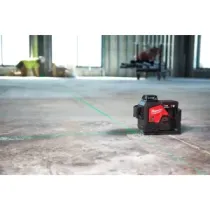 Milwaukee M12 3PL-401C Laser zielony 3-płaszczyznowy 360° 12V + 4,0ah + ładowarka w walizce 4933478102