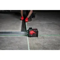 Milwaukee M12 3PL-401C Laser zielony 3-płaszczyznowy 360° 12V + 4,0ah + ładowarka w walizce 4933478102