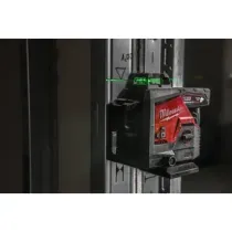 Milwaukee M12 3PL-401C Laser zielony 3-płaszczyznowy 360° 12V + 4,0ah + ładowarka w walizce 4933478102