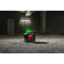 Milwaukee M12 3PL-401C Laser zielony 3-płaszczyznowy 360° 12V + 4,0ah + ładowarka w walizce 4933478102