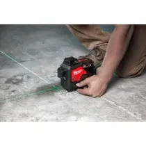Milwaukee M12 3PLSKIT-401P laser zielony 3-płaszczyznowy 360° 12V 4,0Ah PACKOUT (4933499379) | SanPro.Net
