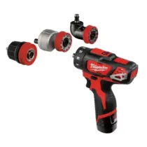 Milwaukee M12 BDDXKIT-202C 12V 32Nm subkompaktowa wiertarko-wkrętarka 5w1 | SanPro.Net